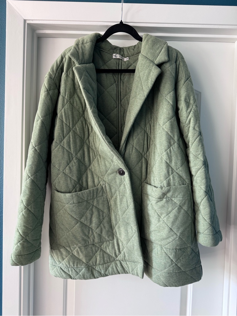 Carve Design Quilted Light Green Women's Coat